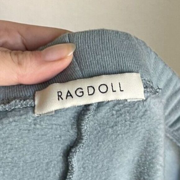 Ragdoll LA Women's Jogger Sweatpants in Fog Blue Size LARGE - Picture 5 of 7